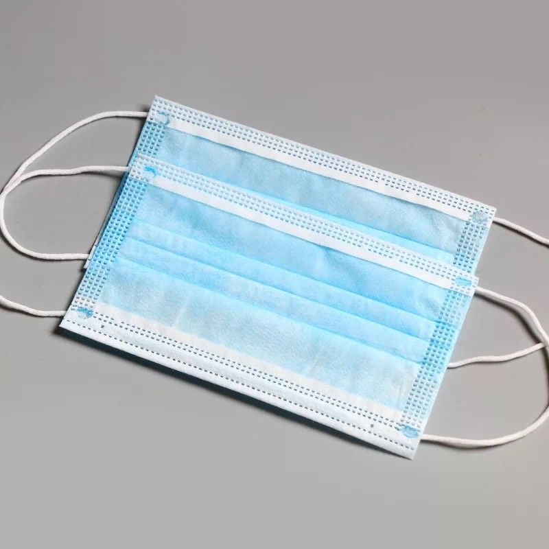 Masker Rumah Sakit Sekali Pakai / Masker Wajah Non Woven Sekali Pakai 175mm * 95mm
