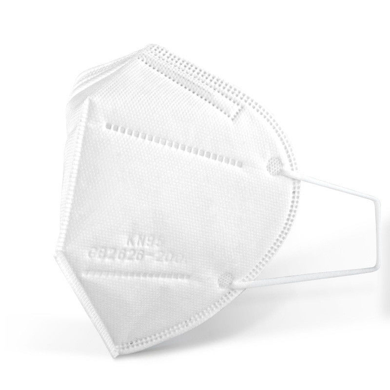 Masker Bedah N95 Putih Bedah / Masker Pernafasan Sekali Pakai N95 Tanpa Katup