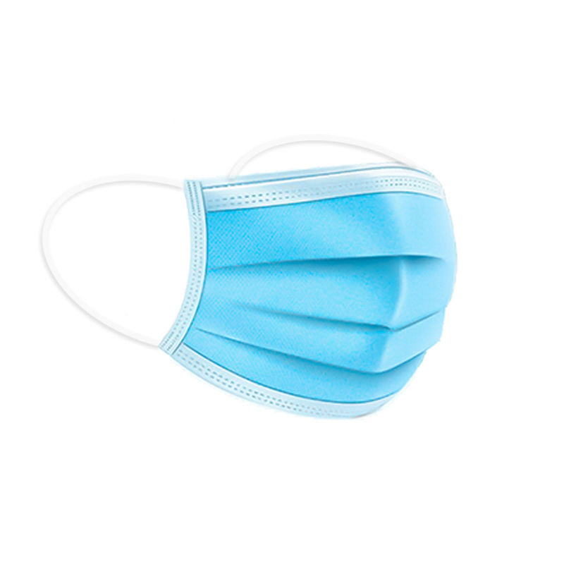 Masker Kesehatan Pelindung Wajah Medis Kapasitas Filtrasi Tinggi Warna Biru
