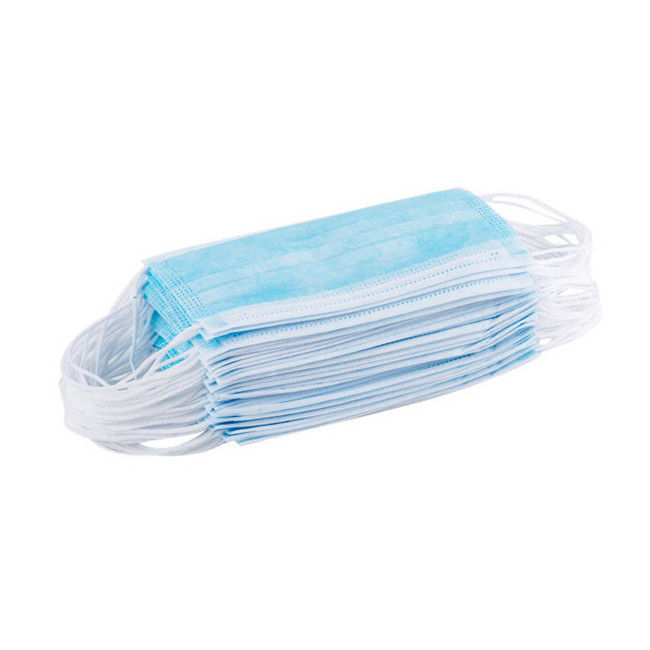 Masker Wajah Sekali Pakai Non Woven Bernapas / Masker Polusi Sekali Pakai Tidak Beracun