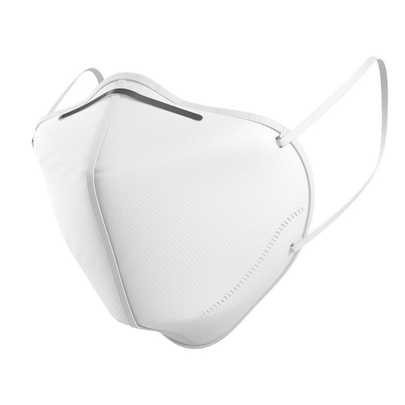 Isolasi White KN95 Dust Mask / Kn95 Civil Mask Resistensi Nafas Rendah