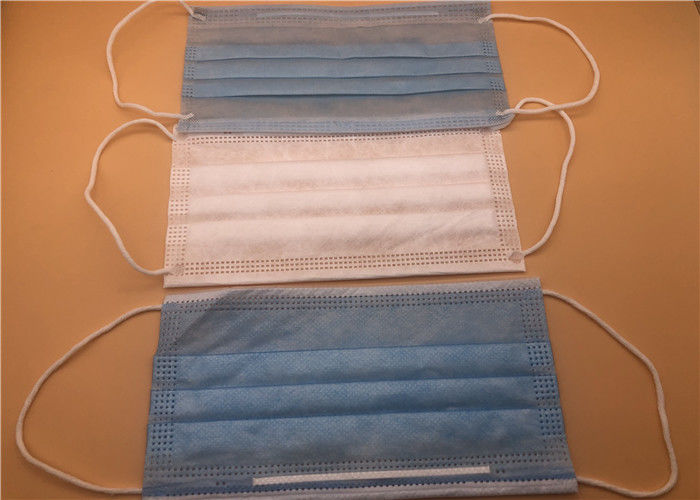 Masker Bedah Berwarna Nyaman Memakai Perlindungan Debu Dengan Lingkaran Telinga