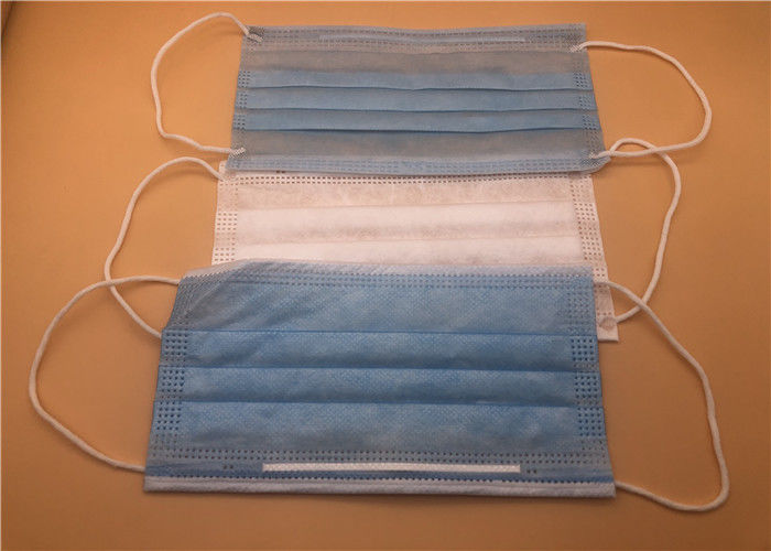 Masker Bedah Berwarna Nyaman Memakai Perlindungan Debu Dengan Lingkaran Telinga