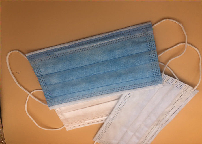 Masker Rumah Sakit Sekali Pakai Pelindung Yang Efektif Earloop Non Woven Fabric
