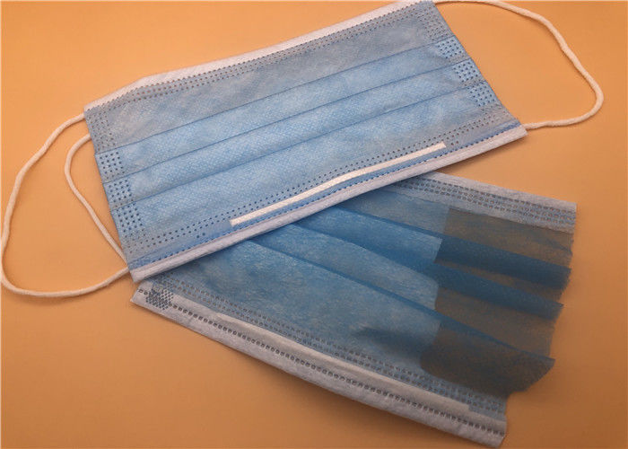 Masker Wajah Sekali Pakai Non Woven Bernapas / Masker Polusi Sekali Pakai Tidak Beracun