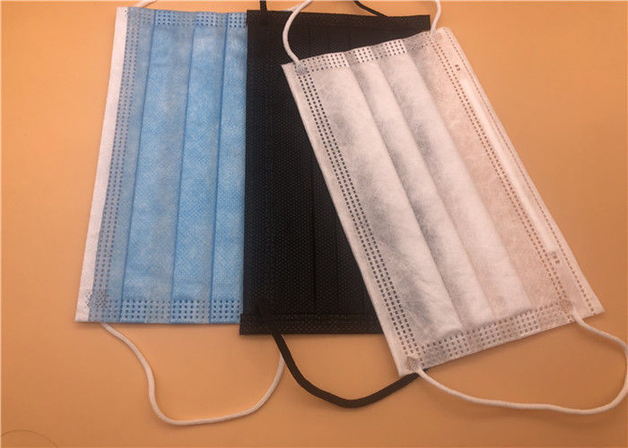 Penyaringan Tinggi Sekali Pakai 3 Ply Masker Bedah Dukungan Medis Pengait Telinga