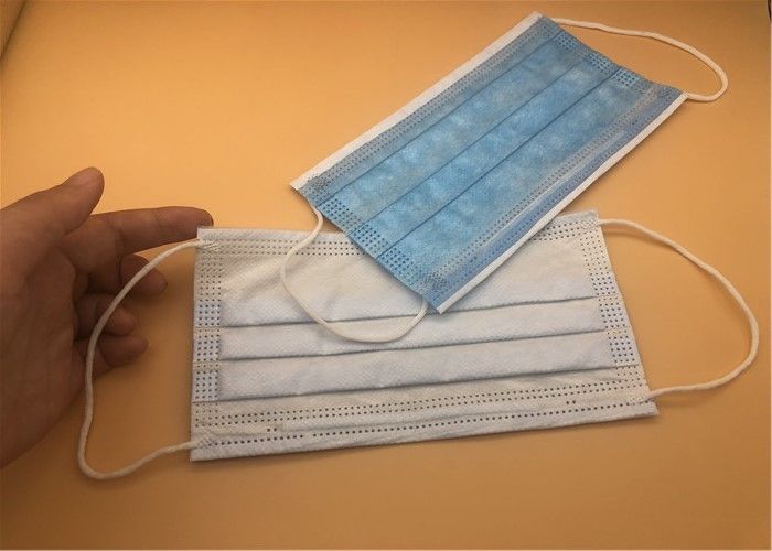 Masker Operasi Bernapas 3 Ply / 3 Ply Masker Wajah Non Woven Pencegahan Debu