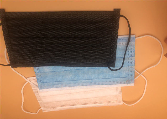 Masker Bedah Steril 3 Ply Keselamatan Pelindung Anti Polusi Efisiensi Filtrasi Tinggi