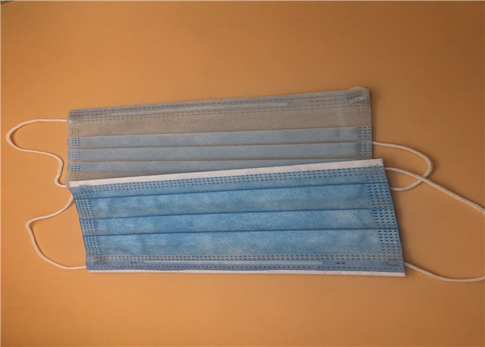 Masker Medis Sekali Pakai Perlindungan Polusi Ringan Non Woven Kustom Dicetak