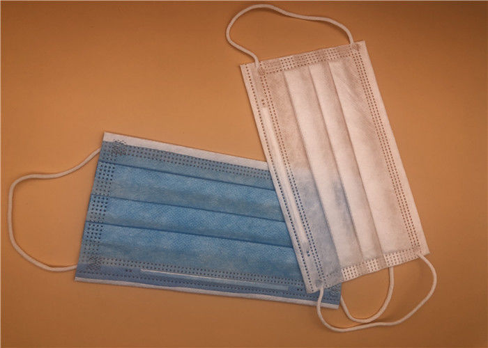 Masker Bedah Higienis 3 Ply Rendah Resistensi Terhadap Pernapasan Polusi Anti Kabut