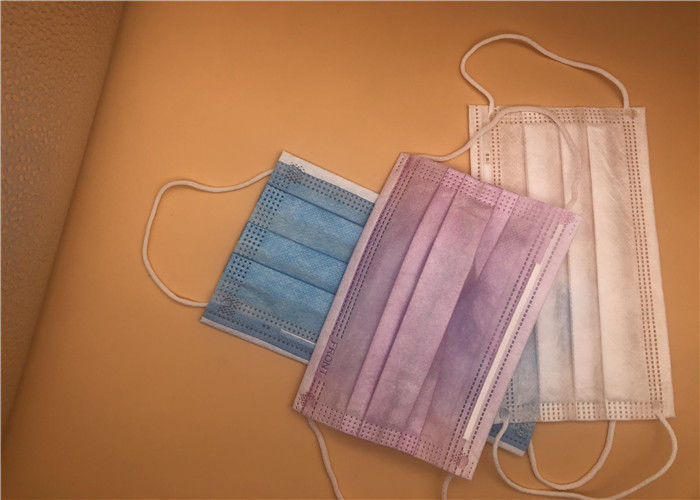 Masker Wajah Kain Non Woven Biru / Particulate Sanitary Pp Masker Non Woven