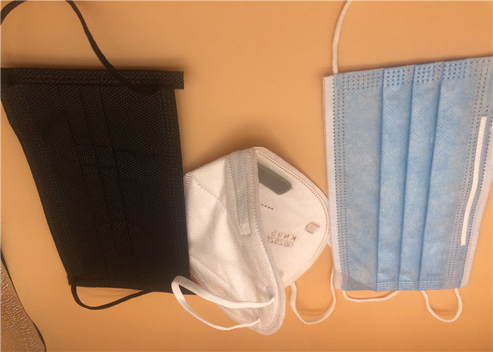 Breathability tinggi KN95 Masker Debu / Masker Medis Kn95 Lipat Tahan Tahan Fliud