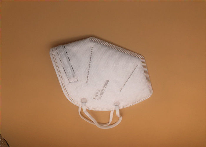 Isolasi White KN95 Dust Mask / Kn95 Civil Mask Resistensi Nafas Rendah