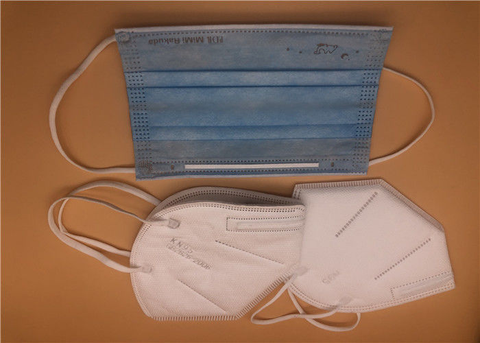 Masker Bedah Non Woven Kn95 Lima Lapisan Disesuaikan Dengan Hidung Bar Disesuaikan