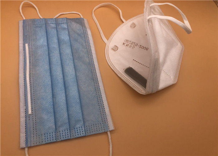 Masker Sekali Pakai N95 Warna Putih Kain Non Woven Fiberglass Gratis