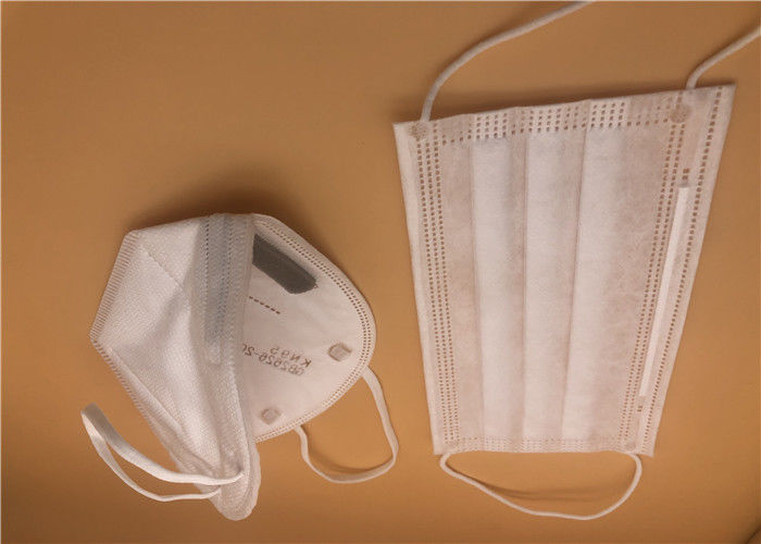 Masker Bedah Ringan N95 Anti Kabut Portabel Efisiensi Penyaringan Tinggi