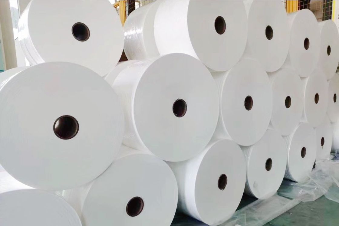 Masker Pelindung Putih 1600mm Melt Blown Nonwoven Fabric